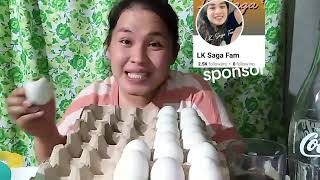 1tray balot mukbang challenge😋😋 [upl. by Okin295]