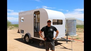 How to Build a DIY Travel Trailer  Aluminum Exterior and more Part 2 [upl. by Yvad515]