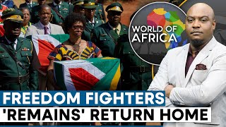 Remains Of South Africa Freedom Fighters Repatriated  World of Africa  Africa News  WION [upl. by Terence]