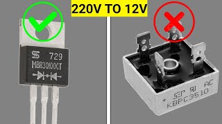 220V to 12V Battery Charger Circuits  Full Bridge Rectifier circuit [upl. by Dosh]