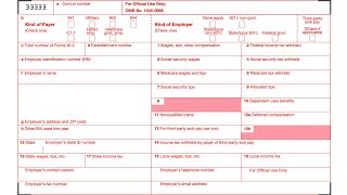 IRS Form W3 walkthrough Transmittal of Wage and Tax Statements [upl. by Inatirb546]