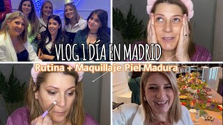 📹 Vlog 1 día en MADRID  MAQUILLAJE 🎨 RUTINAS ☀️y🌜PIEL MADURA [upl. by Ahselet]