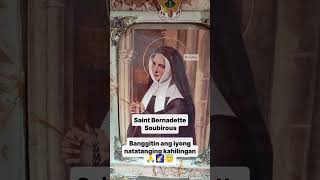 Saint Bernadette Soubirouspray for us🙏🏽😇🥰 [upl. by Elisabet]