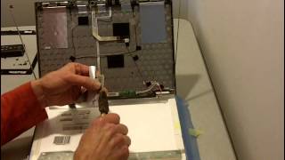 Laptop screen replacement  How to replace laptop screen HP 6930p [upl. by Marlo]