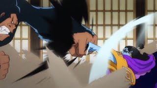 One piece episode 1005 English sub • Jenbei Vs Briscola  Fish man karate quotSHARK BRICK FISTquot [upl. by Sato138]