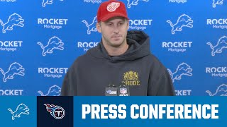 Jared Goff postgame media availability  2024 Week 8 Lions vs Titans [upl. by Lissi]