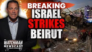 Israel ELIMINATES Top Hezbollah Commander in Beirut Airstrike WANTED by US  Watchman Newscast [upl. by Eiboh]