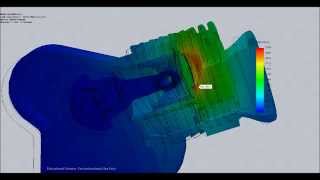 Solidworks Simulation of an internal combustion engine and thermal analysis [upl. by Enileuqcaj]