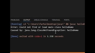 Error Resovled Could not find or load main class  Watch full video 2024 java error [upl. by Deevan]