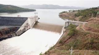 DJI Mavic Pro flying over Pikes Crossing and Awoonga Dam [upl. by Einahpts525]