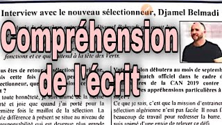 Linterview 1as Compréhension de lécrit [upl. by Enrobialc956]