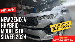 Fitur Lengkap Pada New Innova Zenix V Hybrid Modelista Warna Silver 2024 Toyota Medan 085362072000 [upl. by Aubrie]