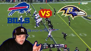 PATS FAN IN NYC REACTS TO Buffalo Bills vs Baltimore Ravens  2024 Week 4 Game Highlights [upl. by Fidel]