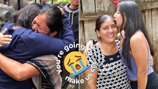 Emotional Moment Adopted Woman Finds Birth Mother In Rural Guatemala [upl. by Annaerb703]