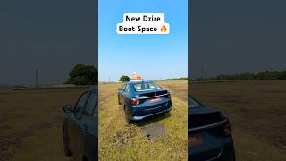 New Maruti Suzuki Dzire ✅ Boot Space [upl. by Yddub]