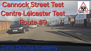 Cannock Street Test Centre Leicester Test Route 9 [upl. by Dnaletak]