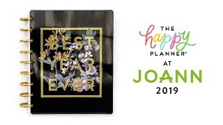 2019 Spring REVEAL  JOANN 18Month Happy Planners [upl. by Abbey]