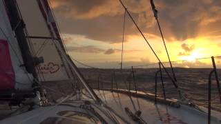 Première vidéo pour Tanguy de Lamotte sur InitiativesCoeur pendant le Vendée Globe 2012 [upl. by Mackintosh404]