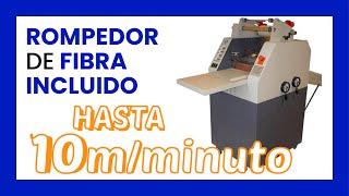 ✅ Laminadora de papel industrial SEMIAUTOMÁTICA con separador de pliego Vansda GS 390 [upl. by Balcer]