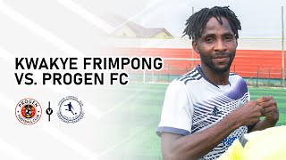 KWAKYE FRIMPONG VS PROGEN FC [upl. by Ermeena912]