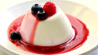 Silky smooth Panna cotta Recipe  How to make Panna cotta  Panna cotta  Easy Panna cotta recipe [upl. by Ahl]