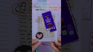 Chocolate wrapper preserving idea 💡😀diy shorts art youtubeshorts [upl. by Marissa]