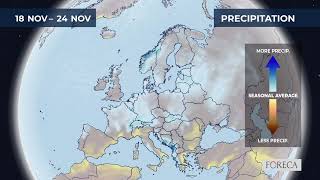 Monthly precipitation forecast for Europe 3112024 [upl. by Sonitnatsok]