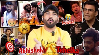 BIGGBOSS17 ABHISHEK VS TEHELKA ARUN FIGHT EVICTION MUNAWAR KE DOST EXPOSE VICKY ANKITA TARGET🎯 [upl. by Neehcas]