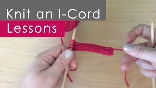 How to Knit an ICORD Knitting Lessons for Beginners [upl. by Hamrah]