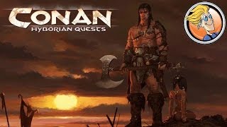 Conan Hyborian Quests preview from Spiel 2014 [upl. by Yentruocal549]