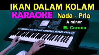 IKAN DALAM KOLAM  KARAOKE Nada Pria [upl. by Acey768]