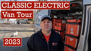 Classic Electric Electricians Van tour 2023  Point Pleasant New Jersey [upl. by Constantia]