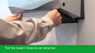 How to load the Tekna retractable cotton towel cabinet from Kennedy [upl. by Josselyn331]