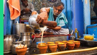 Holy Indian Street Food Bizarre to Epic in Varanasi [upl. by Leruj107]