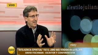 quotInteligencia espiritualquot de David Fischman fue el libro de autoayuda más vendido en la FIL 2016 [upl. by Kenleigh]