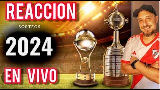 VIVO Reacción SORTEO Conmebol Libertadores 2024 [upl. by Attennhoj]