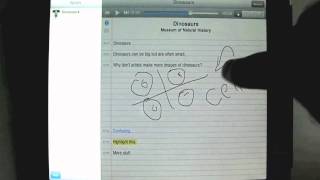 Using Audionote for Multimedia Notetaking  An iPad Mini Tutorial [upl. by Akel]