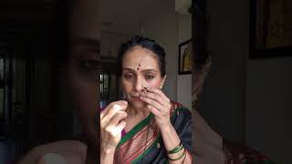 radnyicreationsaishwaryanarkar jwelleryTraditional saree sareestyles lovetrendmarathi [upl. by Ecnarrat]