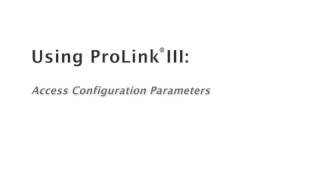 Using ProLink III A Quick Overview of the Main Interface [upl. by Gove]