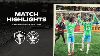 HIGHLIGHTS Seattle Sounders FC vs CF Montréal  April 6 2024 [upl. by Arul281]