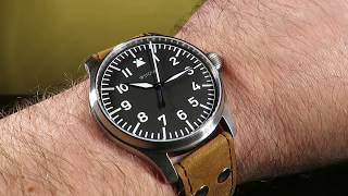 STOWA Klassik Flieger 40 Pilot Watch Review Classic Piece of History [upl. by Vladimir]