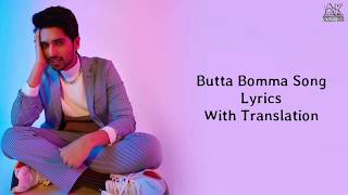 Buttabomma song lyrics with English [upl. by Gerfen]