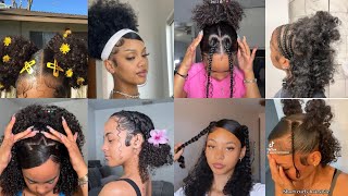 💖Easy Natural Curly hairstylestrendy hairstyles compilation 🦋✨ [upl. by Kushner]