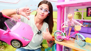 Barbie Dream House videoları Oyuncak ev düzeltme oyunu Barbie oyunları [upl. by Illehs]