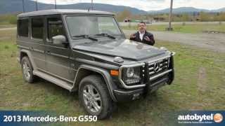 2013 MercedesBenz G550 Test Drive amp Luxury SUV Video Review [upl. by Ojahtnamas]