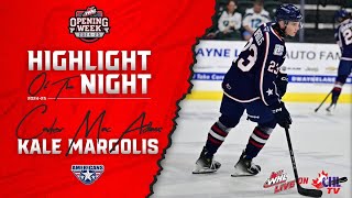 WHL Highlight of the Night – MacAdams dishes to Margolis [upl. by Nylesor]