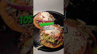 Tostadas De Carne Deshebrada estilo Sazzon Libre receta recipe mexicanfood [upl. by Alby770]