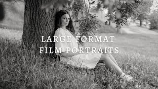 Large Format Film Portraits Toyo 45a Ilford FP4 amp HP5 [upl. by Yraht996]