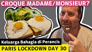 MUKBANG MAKANAN PERANCIS CROQUE MADAME MONSIEUR  KELUARGA BAHAGIA [upl. by Aliuqahs]