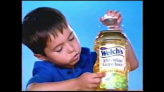 Welchs White Grape Juice Commercial 2003 [upl. by Nivlak]